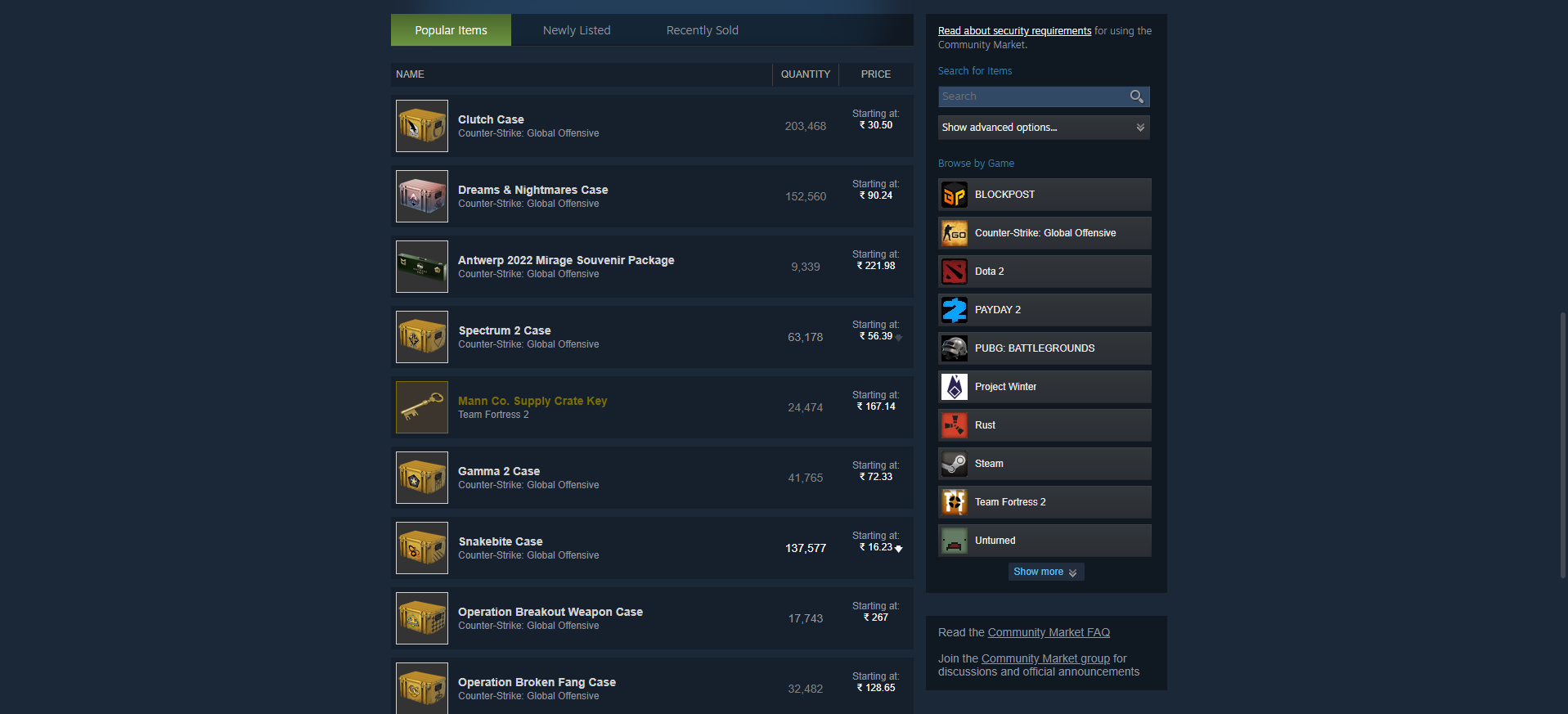 steam market